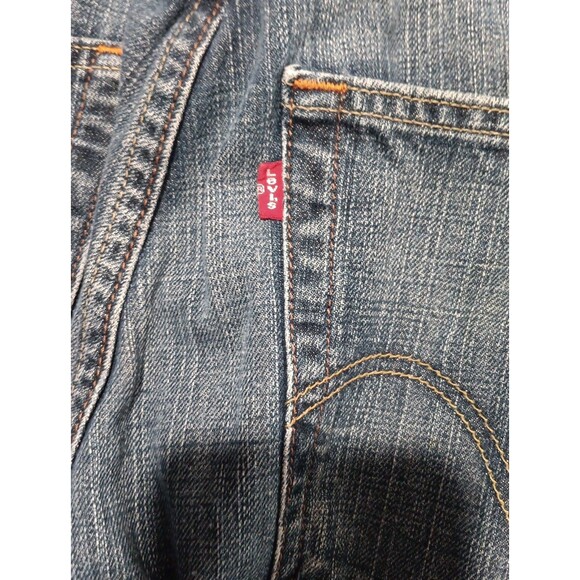 VTG Levi's 569 Loose Straight Jeans 36x30" Blue Baggy Red Tab Medium Wash Y2K - Picture 11 of 11